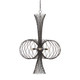 Akio Bronze Chandelier Six Light Chandelier (9000-0963)