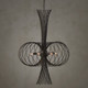 Akio Bronze Chandelier Six Light Chandelier (9000-0963)