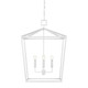 Currey and Company - 9000-0977 - Five Light Chandelier - Denison Collection - Gesso White