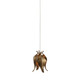 Currey and Company - 9000-1019 - One Light Pendant - Iota - Antique Brass/Silver