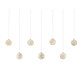Currey and Company - 9000-1061 - Seven Light Pendant - Finhorn - Natural/Silver