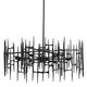 Currey and Company - 9000-1091 - Six Light Chandelier - Attingham - Satin Black