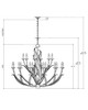 Menefee 18 Light Chandelier (9000-1107)