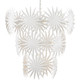 Currey and Company - 9000-1114 - 13 Light Chandelier - Bismarkia - Gesso White