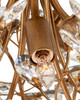 Crystal Bud Five Light Semi-Flush Mount (9000-1123)