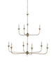 Currey and Company - 9000-1129 - Nine Light Chandelier - Nottaway - Pyrite Bronze