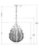 Delphos Six Light Chandelier (9000-1149)