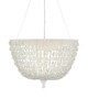 Currey and Company - 9000-1155 - One Light Pendant - Thalassa - Seaglass/Sugar White