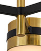 Heybrook Three Light Semi-Flush Mount (9000-1171)