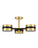 Heybrook Three Light Semi-Flush Mount (9000-1171)