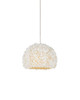 Currey and Company - 9000-1177 - One Light Pendant - Virtu - Natural/Silver