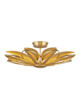Currey and Company - 9000-1194 - Eight Light Semi-Flush Mount - Stewart - Gold Leaf