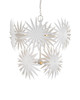 Currey and Company - 9000-1204 - Ten Light Chandelier - Bismarkia - Gesso White