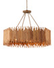 Currey and Company - 9000-1208 - Eight Light Chandelier - Teahouse - Natural/Khaki