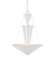 Currey and Company - 9000-1223 - One Light Chandelier - Empyrean - Yeso Blanco