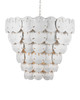 Currey and Company - 9000-1252 - Eight Light Chandelier - Tulum - White/Sugar White