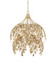 Currey and Company - 9000-1265 - Six Light Pendant - Maypan - Natural/Coco Cream