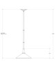 Manuscript One Light Pendant (9056)