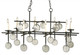 Currey and Company - 9124 - Eight Light Chandelier - Sethos Collection - Old Iron