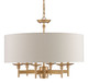 Currey and Company - 9299 - Seven Light Chandelier - Bering Collection - Antique Brass