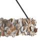 Oyster Shell Eight Light Chandelier (9672)