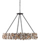 Oyster Shell Eight Light Chandelier (9672)