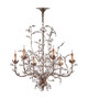 Crystal Bud Six Light Chandelier (9882)