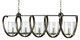 Currey and Company - 9915 - Five Light Chandelier - Maximus - Pyrite Bronze/Clear