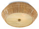 Currey and Company - 9999-0033 - Two Light Flush Mount - Antibes - Natural/Honey Beige/White