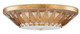 Floris Gold Flush Mount LED Flush Mount (9999-0055)