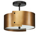 Ritsu Collection One Light Semi-Flush Mount (9999-0063)