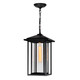 CWI Lighting - 0417P9-1-101 - One Light Outdoor Hanging Lantern - Crawford - Black