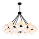 CWI Lighting - 1020P39-45-101 - LED Chandelier - Arya - Black