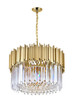 CWI Lighting - 1112P24-7-169 - Seven Light Chandelier - Deco - Medallion Gold