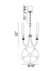 Meduse Five Light Chandelier (1203P16-5-613)