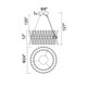 Glace LED Chandelier (1220P24-601)