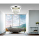 Veil LED Flush Mount (5613C20ST-R)