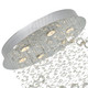 Double Spiral Six Light Flush Mount (6606C20C)