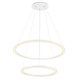 CWI Lighting - 7112P24-103 - LED Chandelier - Chalice - White