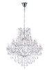 CWI Lighting - 8318P50C-41 (Clear)-B - 41 Light Chandelier - Maria Theresa - Chrome