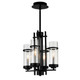 CWI Lighting - 9827P14-4-101 - Four Light Mini Pendant - Sierra - Black
