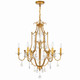 CWI Lighting - 9836P28-6-125 - Six Light Chandelier - Electra - Oxidized Bronze