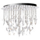 Cyan - 04669 - Six Light Pendant - Mirabelle - Chrome