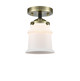 manufacturer_finish:Black Antique Brass|manufacturer_glass:Cased Matte White Small Canton|light_output:220.00lm|color_temperature:2200K|cri:99