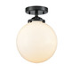 manufacturer_finish:Oil Rubbed Bronze|manufacturer_glass:Matte White|light_output:220.00lm|color_temperature:2200K|cri:99