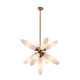 Kalco - 520656WB - Two Light Pendant - Crest - Winter Brass
