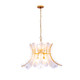 Kalco - 523670OL - 12 Light Pendant - Gossamer - Oxidized Gold Leaf