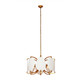 Kalco - 525456OL - Eight Light Pendant - ALIFORM - Oxidized Gold Leaf
