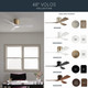 Volos 48"Ceiling Fan (300032NI)