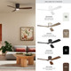 Volos 54" Ceiling Fan (300154MWH)